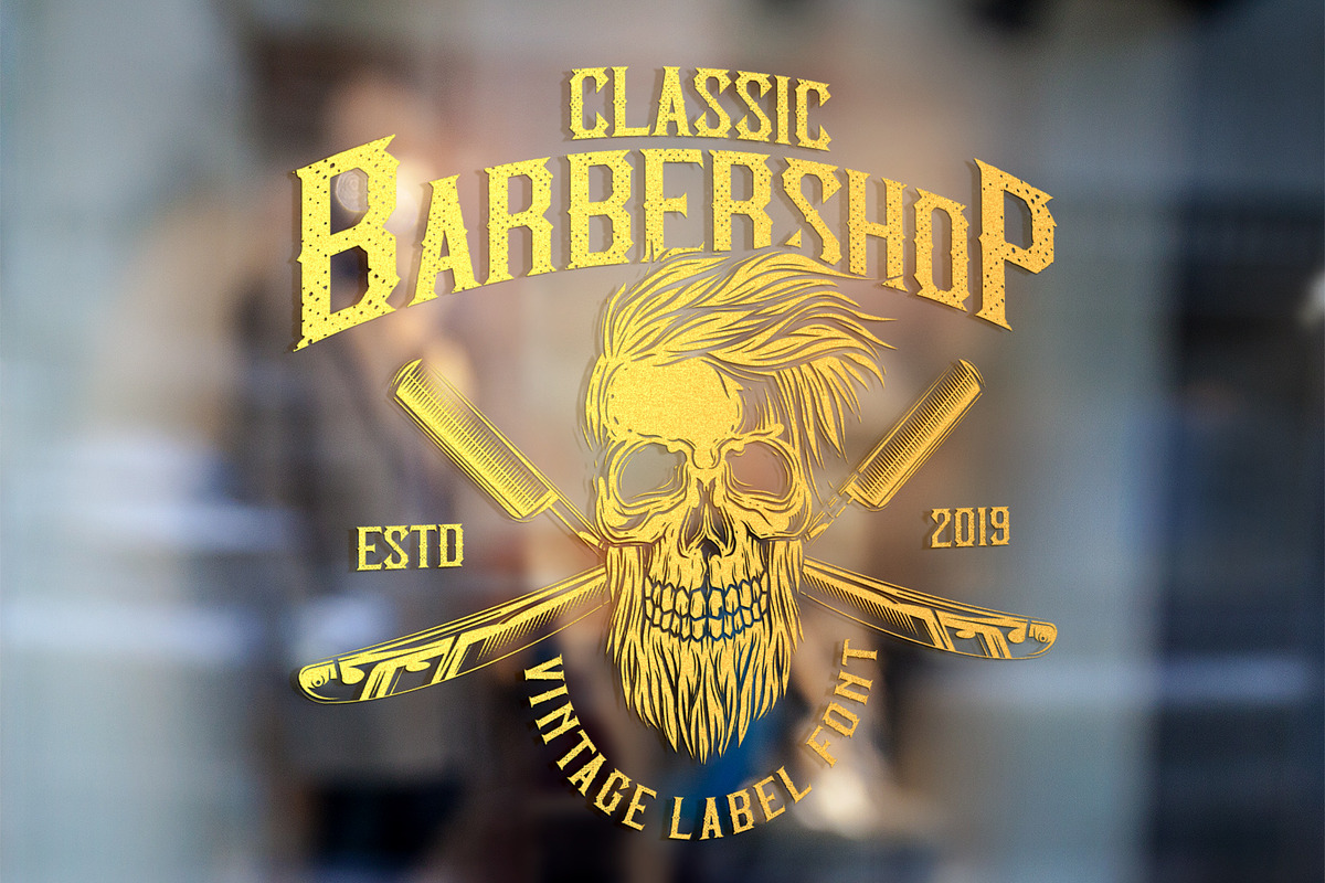 Classic BarberShop in Display Fonts - product preview 8