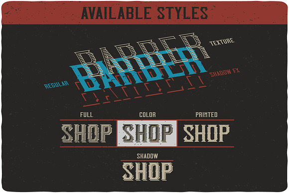 Classic BarberShop in Display Fonts - product preview 3