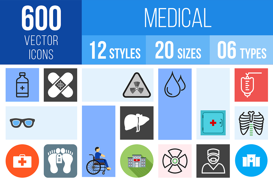 600 Medical Icons