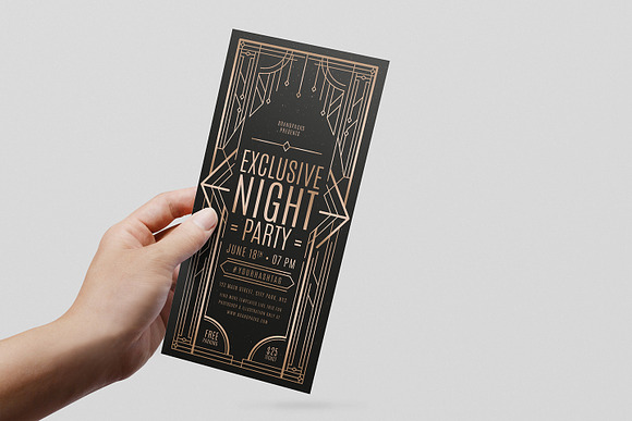 Art Deco Flyers in Flyer Templates - product preview 4