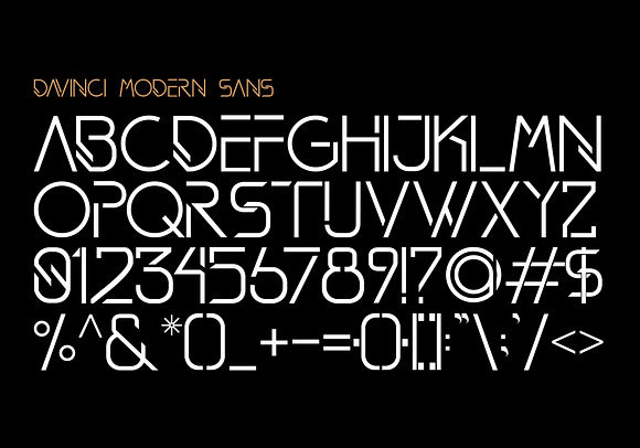 DAVINCI FONTS | MODERN SANS in Sans-Serif Fonts - product preview 7