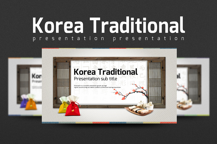 Korea Traditional in Presentation Templates - product preview 8