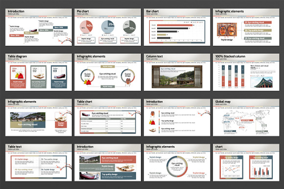 Korea Traditional in Presentation Templates - product preview 1