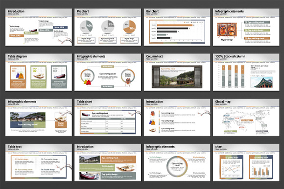 Korea Traditional in Presentation Templates - product preview 2