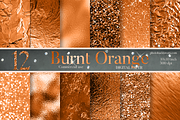Burnt Orange Digital Paper