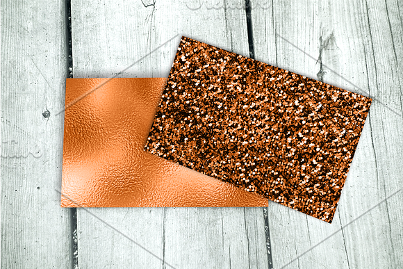 Burnt Orange Digital Paper in Textures - product preview 2