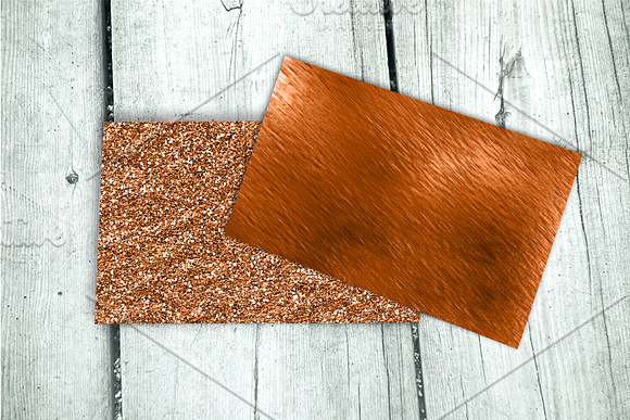 Burnt Orange Digital Paper in Textures - product preview 6