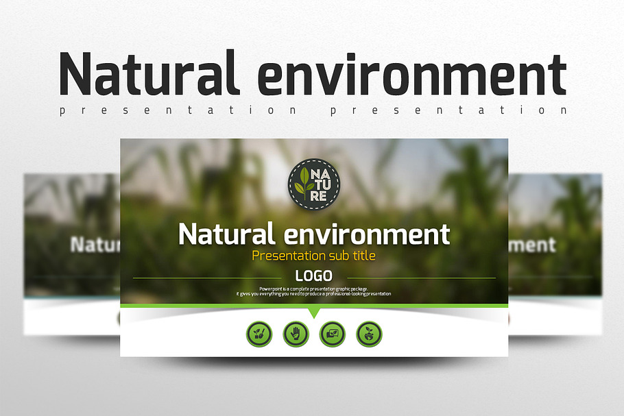 Natural environment in Presentation Templates - product preview 8