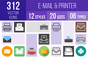 312 Email & Printer Icons