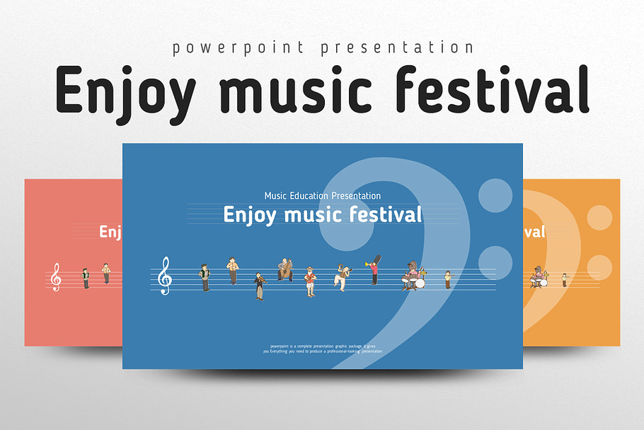 Enjoy music festival in Presentation Templates - product preview 8