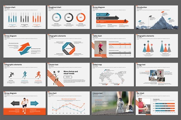 Healthy living Exercise in Presentation Templates - product preview 1