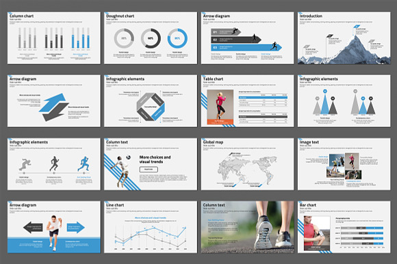 Healthy living Exercise in Presentation Templates - product preview 2