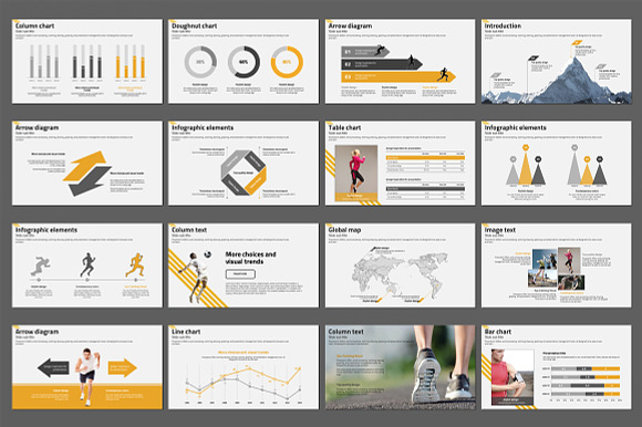 Healthy living Exercise in Presentation Templates - product preview 3