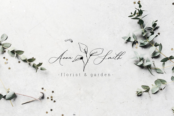 Floral Illustration & Logo Packs in Logo Templates - product preview 14