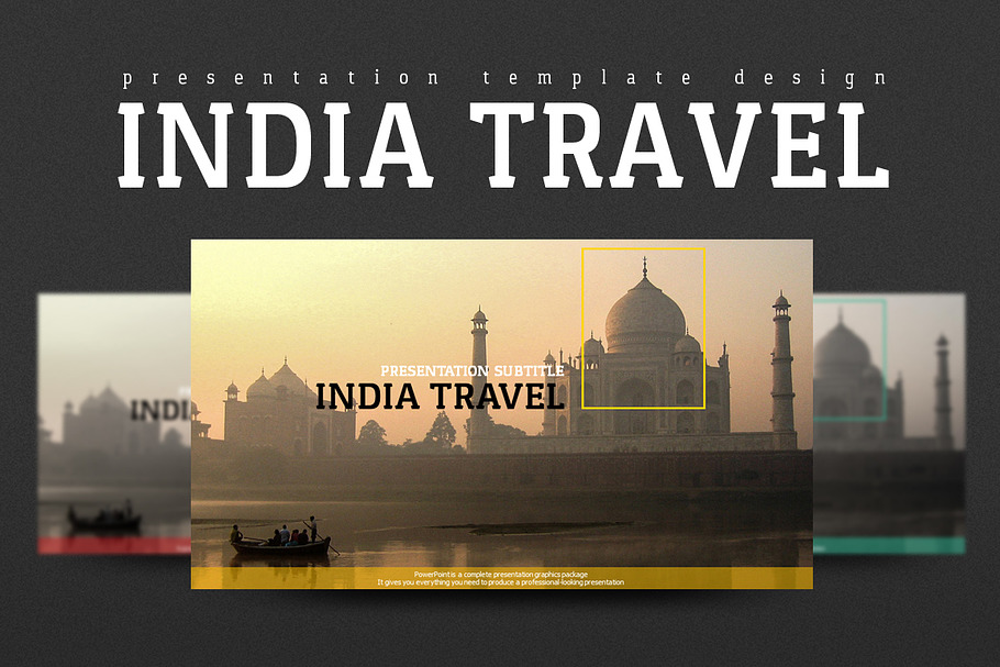 INDIA TRAVEL in Presentation Templates - product preview 8