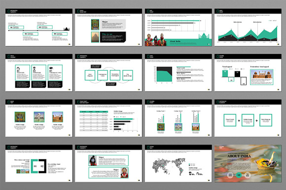 INDIA TRAVEL in Presentation Templates - product preview 2