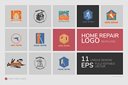 Home repair logo templates