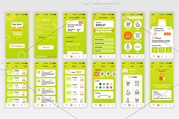 Mobile App UI Kit in Web Elements - product preview 13
