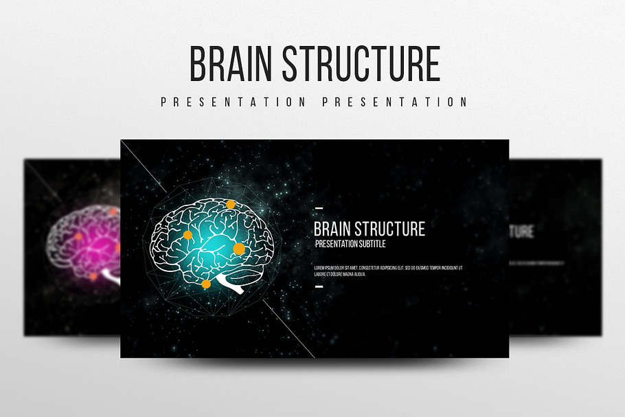 Brain Structure in Presentation Templates - product preview 8