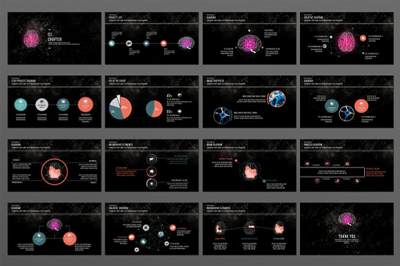 Brain Structure in Presentation Templates - product preview 3