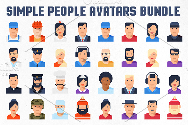 Simple People Avatar Bundle