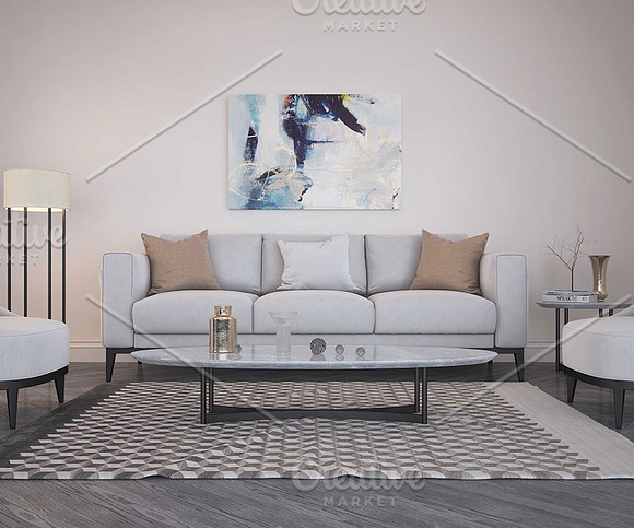 12 Size Interior Canvas Frame MockUp in Product Mockups - product preview 11