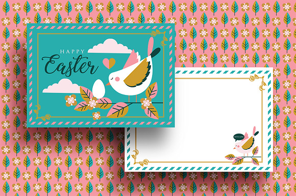 Sabiá Greeting Cards in Postcard Templates - product preview 3