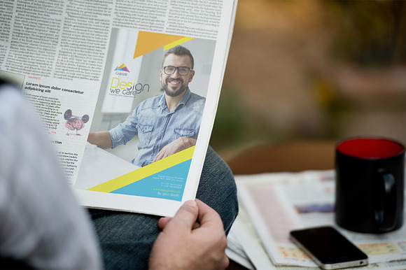 Newspaper Advertising Mockups Vol. 2 in Mockup Templates - product preview 3