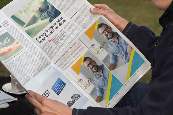 Newspaper Advertising Mockups Vol. 2 in Mockup Templates - product preview 11