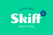 Skiff Black & Thin