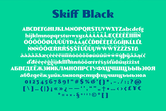Skiff Black & Thin in Serif Fonts - product preview 4