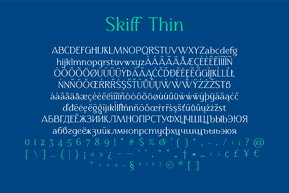 Skiff Black & Thin in Serif Fonts - product preview 5