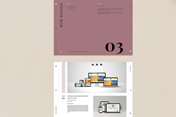 Graphic Design Portfolio in Brochure Templates - product preview 6