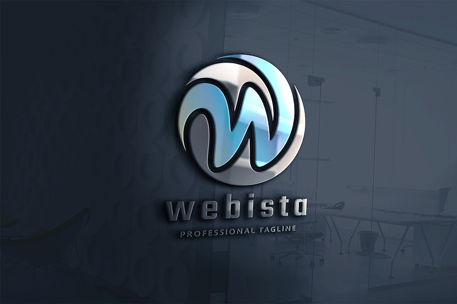 Webista Letter W Logo in Logo Templates - product preview 8
