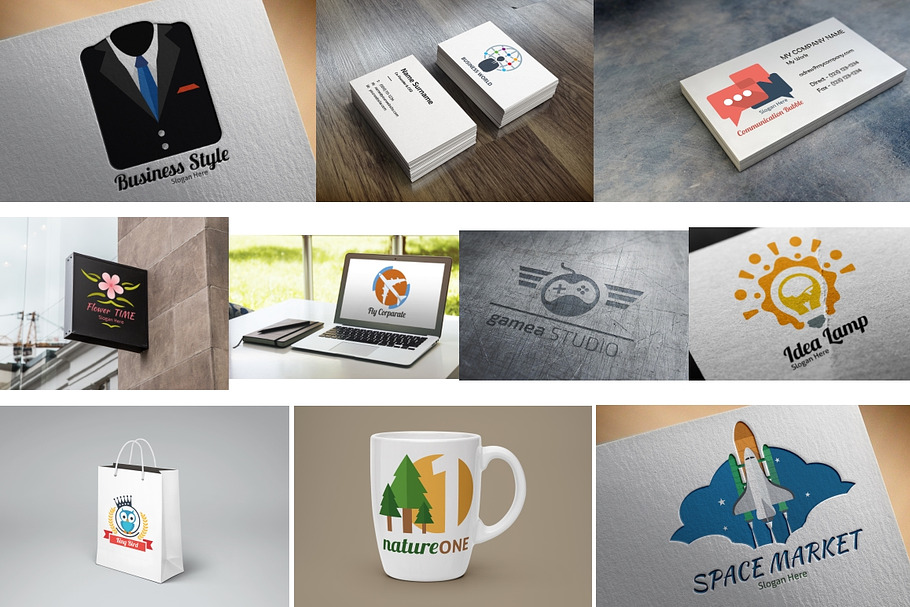 Bundle Logo Template (50% OFF) in Logo Templates - product preview 8