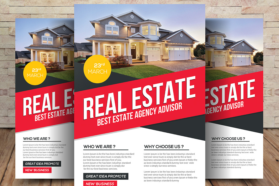 Real Estate Flyer Psd in Flyer Templates - product preview 8