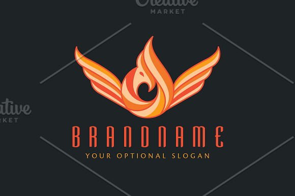 Phoenix Flame Logo in Logo Templates - product preview 1