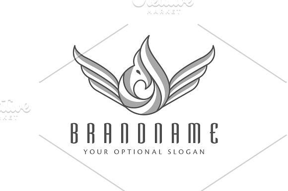 Phoenix Flame Logo in Logo Templates - product preview 2