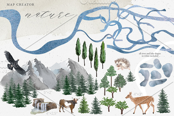 MAP creator. Rustic Romance. Wedding in Illustrations - product preview 3