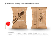 Kraft Snack Package Mockup F&B