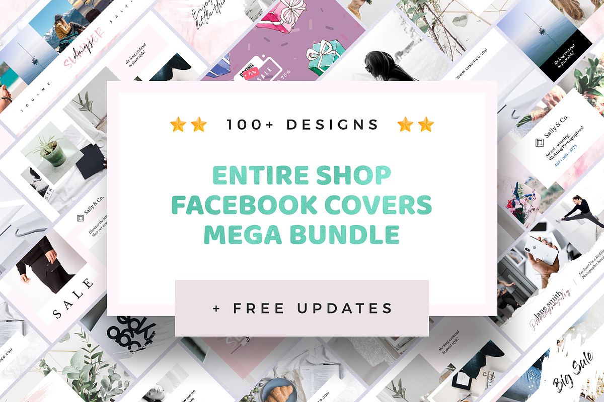 Bundle - Entire Facebook Covers in Facebook Templates - product preview 8