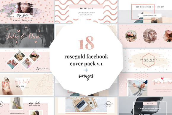 Bundle - Entire Facebook Covers in Facebook Templates - product preview 2