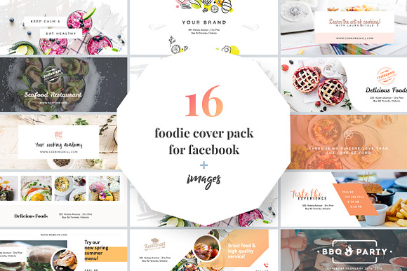 Bundle - Entire Facebook Covers in Facebook Templates - product preview 4