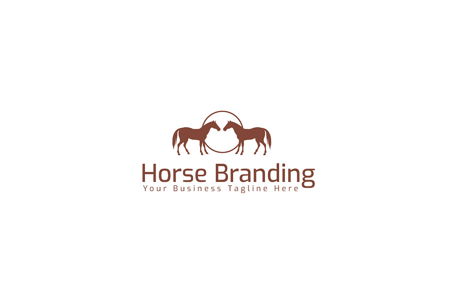 Horse Branding Logo Template