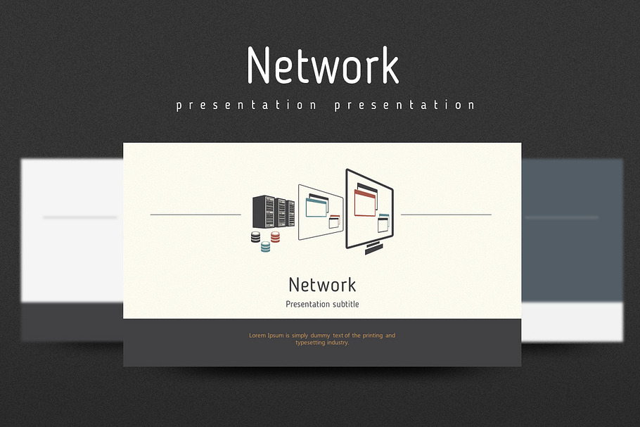 Network in Presentation Templates - product preview 8