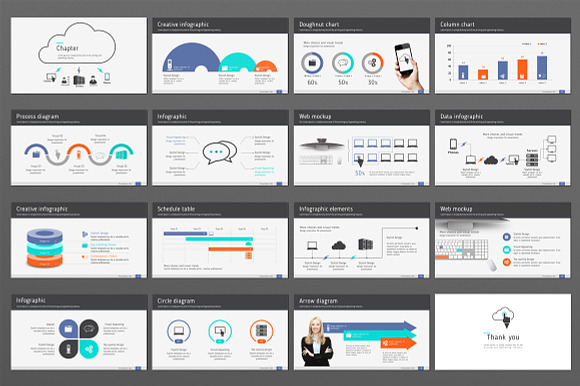 Network in Presentation Templates - product preview 3