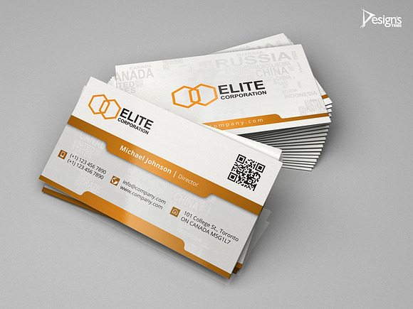Business Card 56 in Business Card Templates - product preview 3