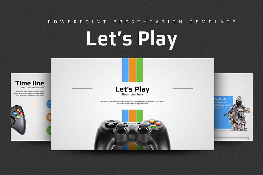 Let's play in Presentation Templates - product preview 8