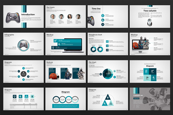Let's play in Presentation Templates - product preview 2