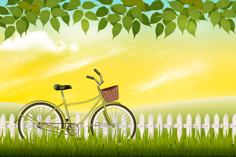 Nature summer meadow landscape. in Illustrations - product preview 8